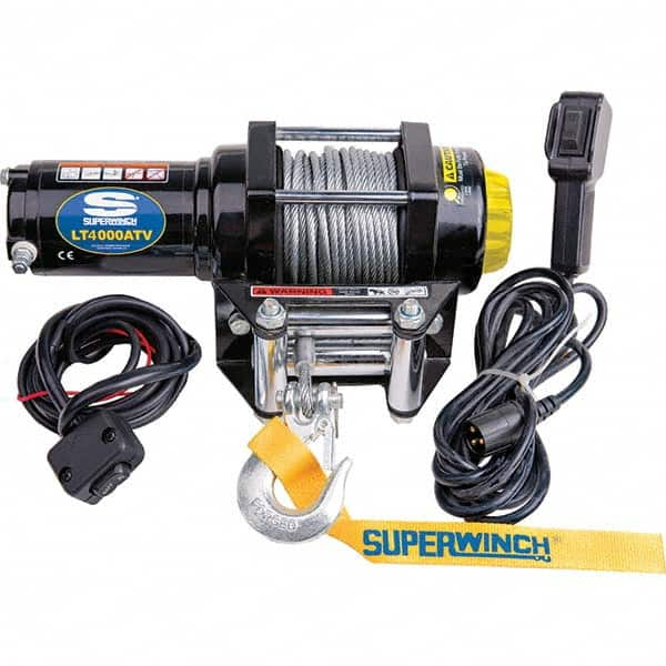 Superwinch - Automotive Winches Type: DC Electric Winch Pull Capacity (Lb.): 4,000 (Pounds) - Top Tool & Supply