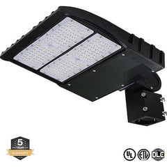 Metro LED - Parking Lot & Roadway Lights; Fixture Type: Roadway Light ; Lamp Type: LED ; Lens Material: Polycarbonate ; Lamp Base Type: Integrated LED ; Mounting Type: Slipfitter ; Voltage: 100-277 V - Exact Industrial Supply