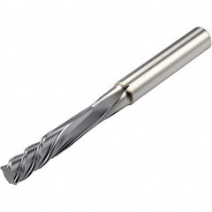 Seco - 14.8mm Diam, 62mm LOC, Solid Carbide Diamond-Pattern End Mill End Router Bit - Top Tool & Supply