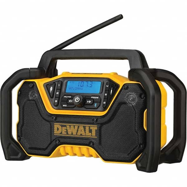 DeWALT - Job Site Radios Type: Bluetooth Speaker & Radio Height (Decimal Inch): 10.0000 - Top Tool & Supply