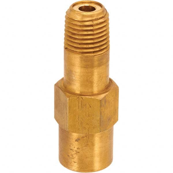 Control Devices - Check Valves Design: Check Valve Pipe Size (Inch): 1/4 x 1/4 - Top Tool & Supply