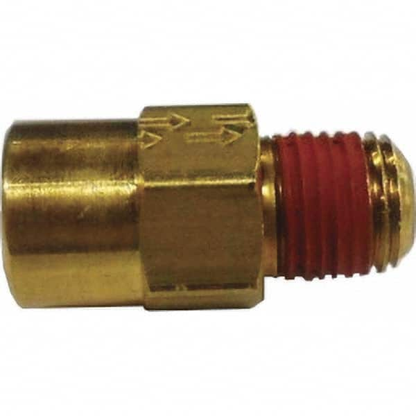 Control Devices - Check Valves Design: Check Valve Pipe Size (Inch): 1/4 x 1/4 - Top Tool & Supply