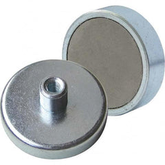 Eclipse - Ceramic Pot Magnets Diameter (mm): 25 Diameter (Inch): 0.9840 - Top Tool & Supply