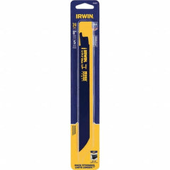 Irwin - Reciprocating Saw Blades Blade Material: Bi-Metal Blade Length (Inch): 8 - Top Tool & Supply