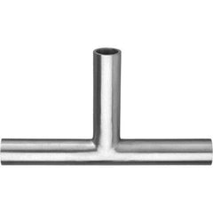 Value Collection - Sanitary Stainless Steel Pipe Fittings Type: Tee Style: Butt Weld - Top Tool & Supply