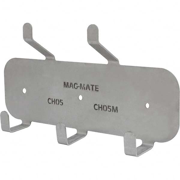 Mag-Mate - Coat & Hat Hooks Type: Double Coat and Hat Hook Projection: 2-15/64 (Inch) - Top Tool & Supply