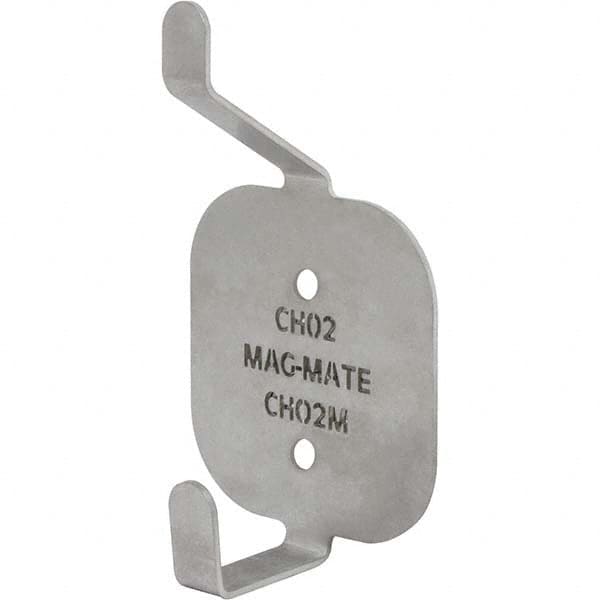 Mag-Mate - Coat & Hat Hooks Type: Double Coat and Hat Hook Projection: 2-15/64 (Inch) - Top Tool & Supply