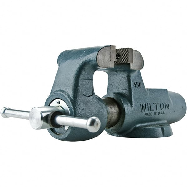 Wilton - Bench Vises Jaw Width (Inch): 3 Jaw Opening Capacity (Inch): 4-3/4 - Top Tool & Supply