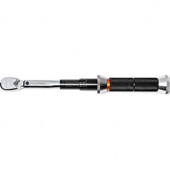 Torque Wrench: Square Drive 3.95 to 23.16 Nm, 0.11 Nm Graduation, Ratcheting, 11'' OAL