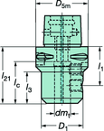 C53912014060 CAPTO ADAPTER - Top Tool & Supply