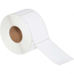 Value Collection - Pack of 4 Rolls, 1000 Labels per Roll, 4" x 6" White Topcoated Facestock Thermal Labels - Top Tool & Supply