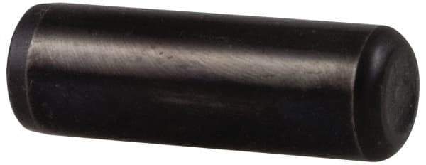 Holo-Krome - 3/8" Diam x 1-1/2" Pin Length 4000 Alloy Steel Oversized Dowel Pin - Black Luster Finish, C 47-58 & C 60 (Surface) Hardness, 1 Beveled & 1 Rounded End - Top Tool & Supply