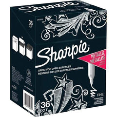 Sharpie - Markers & Paintsticks Type: Permanent Color: Metallic Silver - Top Tool & Supply