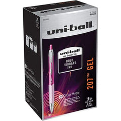 Uni-Ball - Pens & Pencils Type: Retractable Gel Color: Black - Top Tool & Supply