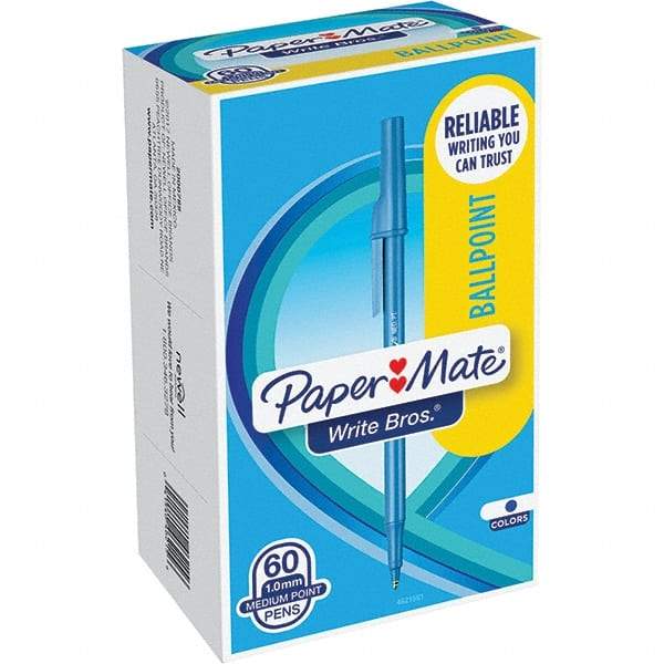 Paper Mate - Pens & Pencils Type: Ballpoint Stick Color: Blue - Top Tool & Supply