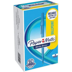 Paper Mate - Pens & Pencils Type: Ballpoint Stick Color: Blue - Top Tool & Supply