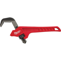 Pipe Wrench: 10-1/2″ OAL, Steel 2-5/8″ Max Pipe Capacity