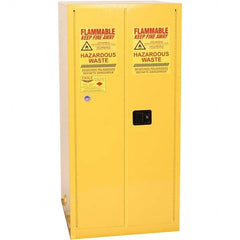 Eagle - Safety Cabinets Hazardous Chemical Type: Corrosive Chemicals Color: Yellow - Top Tool & Supply