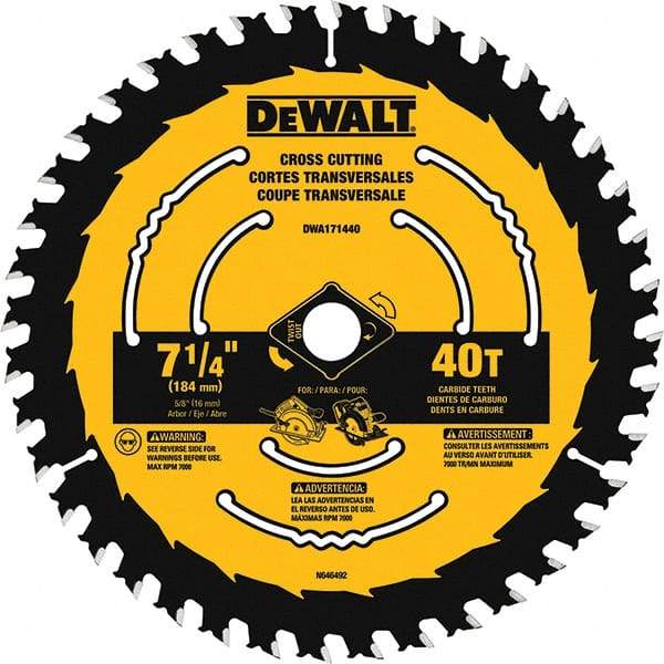 DeWALT - Wet & Dry-Cut Saw Blades   Blade Diameter (Inch): 8-1/4    Blade Material: Tungsten Carbide-Tipped - Top Tool & Supply