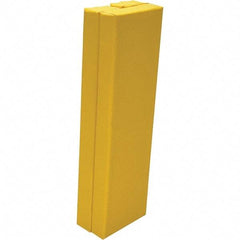 Vestil - 3" High, Column Protector - Fits 5" Columns, Yellow - Top Tool & Supply