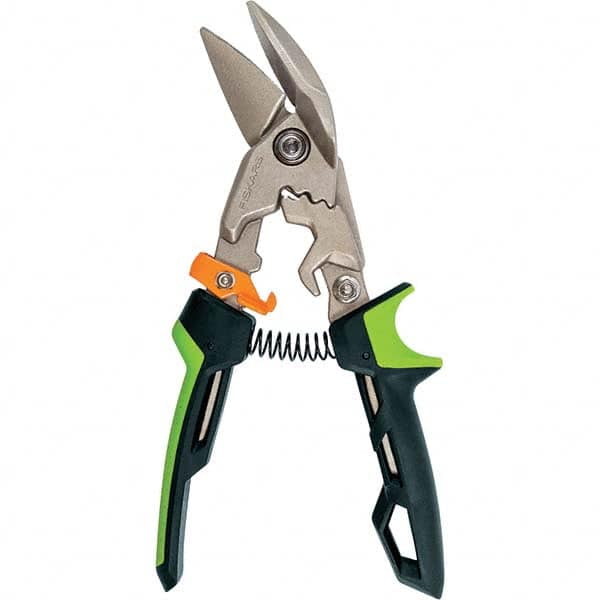 Fiskars - Snips Snip Type: Aviation Snip Cut Direction: Right - Top Tool & Supply