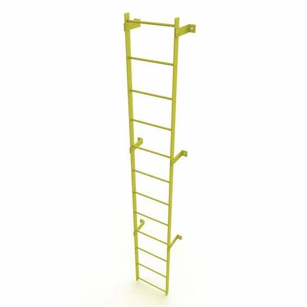 TRI-ARC - Rolling & Wall Mounted Ladders & Platforms Type: Fixed Ladder Style: Safety Cage - Top Tool & Supply