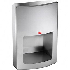 ASI-American Specialties, Inc. - 1000 Watt Satin Stainless Steel Finish Electric Hand Dryer - 240 Volts, 4.2 Amps, 11" Wide x 15-1/2" High x 5-23/32" Deep - Top Tool & Supply