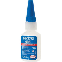 Loctite - 1 oz Bottle Clear Instant Adhesive - 498 SUPERBONDER 1OZ LOCTITE SPDBNDER ADHS - Top Tool & Supply