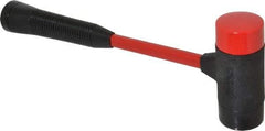 Proto - 2-1/8 Lb Head 2" Face Steel Soft Face Hammer with Tips Hammer - 14" OAL, Fiberglass Handle - Top Tool & Supply