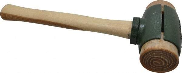 Garland - 6-1/2 Lb Head 2-3/4" Face Rawhide Split Head Hammer - Wood Handle - Top Tool & Supply