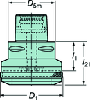 C539127701040A CAPTO ADAPTER - Top Tool & Supply