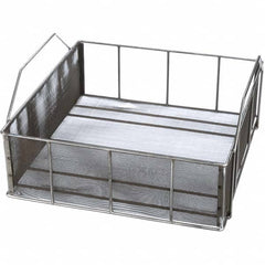 Marlin Steel Wire Products - Baskets Shape: Rectangular Material Family: Metal - Top Tool & Supply