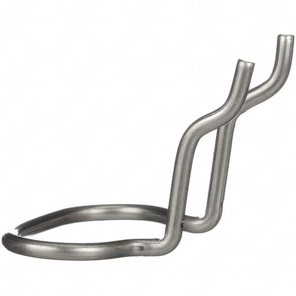 Marlin Steel Wire Products - Pegboard Hooks Type: Single Angled End Hook Projection: 3-1/4 (Inch) - Top Tool & Supply