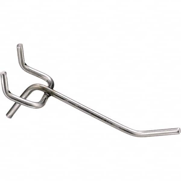 Marlin Steel Wire Products - Pegboard Hooks Type: Single Vertical End Hook Projection: 4-1/8 (Inch) - Top Tool & Supply