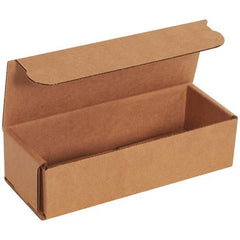 Made in USA - Pack of (50), 3" Wide x 8" Long x 2" High Corrugated Shipping Boxes - Top Tool & Supply