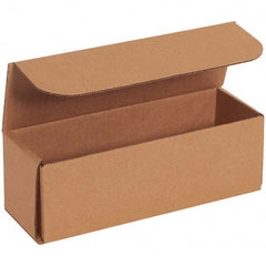 Made in USA - Pack of (50), 3" Wide x 9" Long x 3" High Corrugated Shipping Boxes - Top Tool & Supply