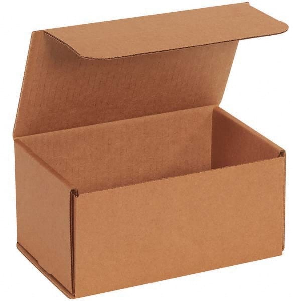 Made in USA - Pack of (50), 5" Wide x 8" Long x 4" High Corrugated Shipping Boxes - Top Tool & Supply