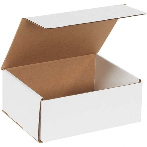 Made in USA - Pack of (50), 7" Wide x 10" Long x 3" High Corrugated Shipping Boxes - Top Tool & Supply