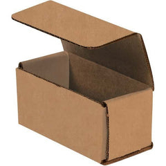 Made in USA - Pack of (50), 2" Wide x 4" Long x 2" High Corrugated Shipping Boxes - Top Tool & Supply