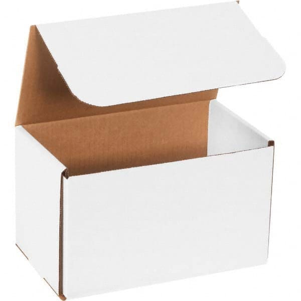 Made in USA - Pack of (50), 6" Wide x 10" Long x 5" High Corrugated Shipping Boxes - Top Tool & Supply