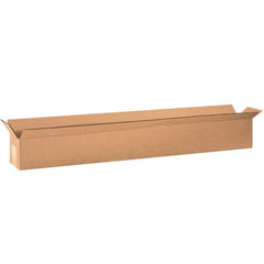 Made in USA - Pack of (15), 6" Wide x 60" Long x 6" High Corrugated Shipping Boxes - Top Tool & Supply