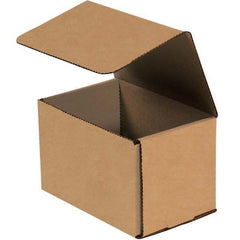 Made in USA - Pack of (50), 5" Wide x 5" Long x 5" High Corrugated Shipping Boxes - Top Tool & Supply