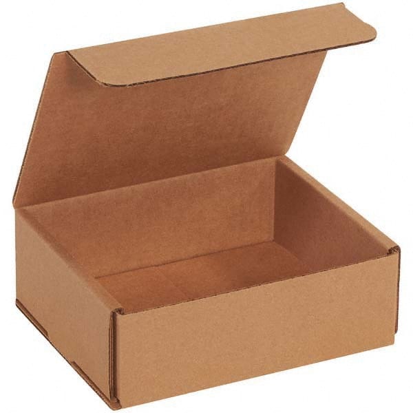 Made in USA - Pack of (50), 5" Wide x 6" Long x 2" High Corrugated Shipping Boxes - Top Tool & Supply