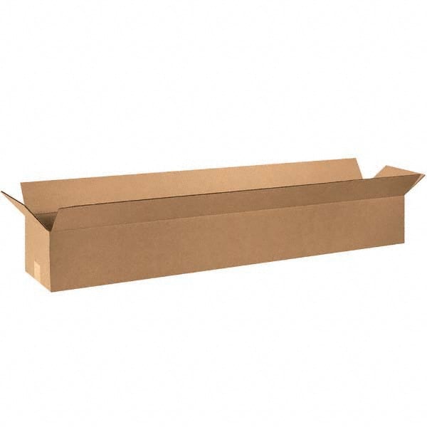 Made in USA - Pack of (15), 8" Wide x 60" Long x 8" High Corrugated Shipping Boxes - Top Tool & Supply