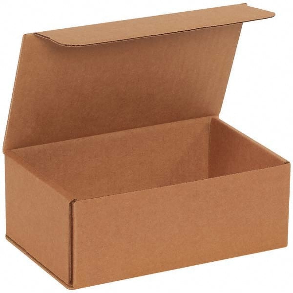 Made in USA - Pack of (50), 5" Wide x 8" Long x 3" High Corrugated Shipping Boxes - Top Tool & Supply