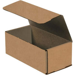 Made in USA - Pack of (50), 5" Wide x 7" Long x 3" High Corrugated Shipping Boxes - Top Tool & Supply