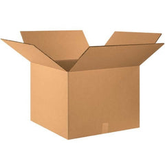 Made in USA - Pack of (10), 22" Wide x 22" Long x 16" High Corrugated Shipping Boxes - Top Tool & Supply