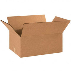 Made in USA - Pack of (15), 12" Wide x 20" Long x 6" High Corrugated Shipping Boxes - Top Tool & Supply