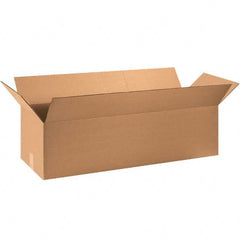 Made in USA - Pack of (20), 12" Wide x 36" Long x 8" High Corrugated Shipping Boxes - Top Tool & Supply