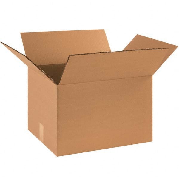 Made in USA - Pack of (15), 16" Wide x 18" Long x 14" High Corrugated Shipping Boxes - Top Tool & Supply